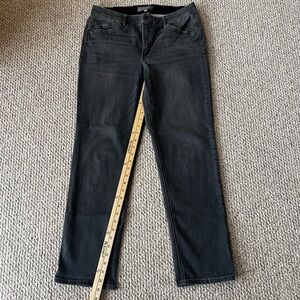 Wit & Wisdom Dark Gray Straight Leg Jeans